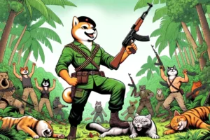 Che-Inu-army-of-dogs-victory